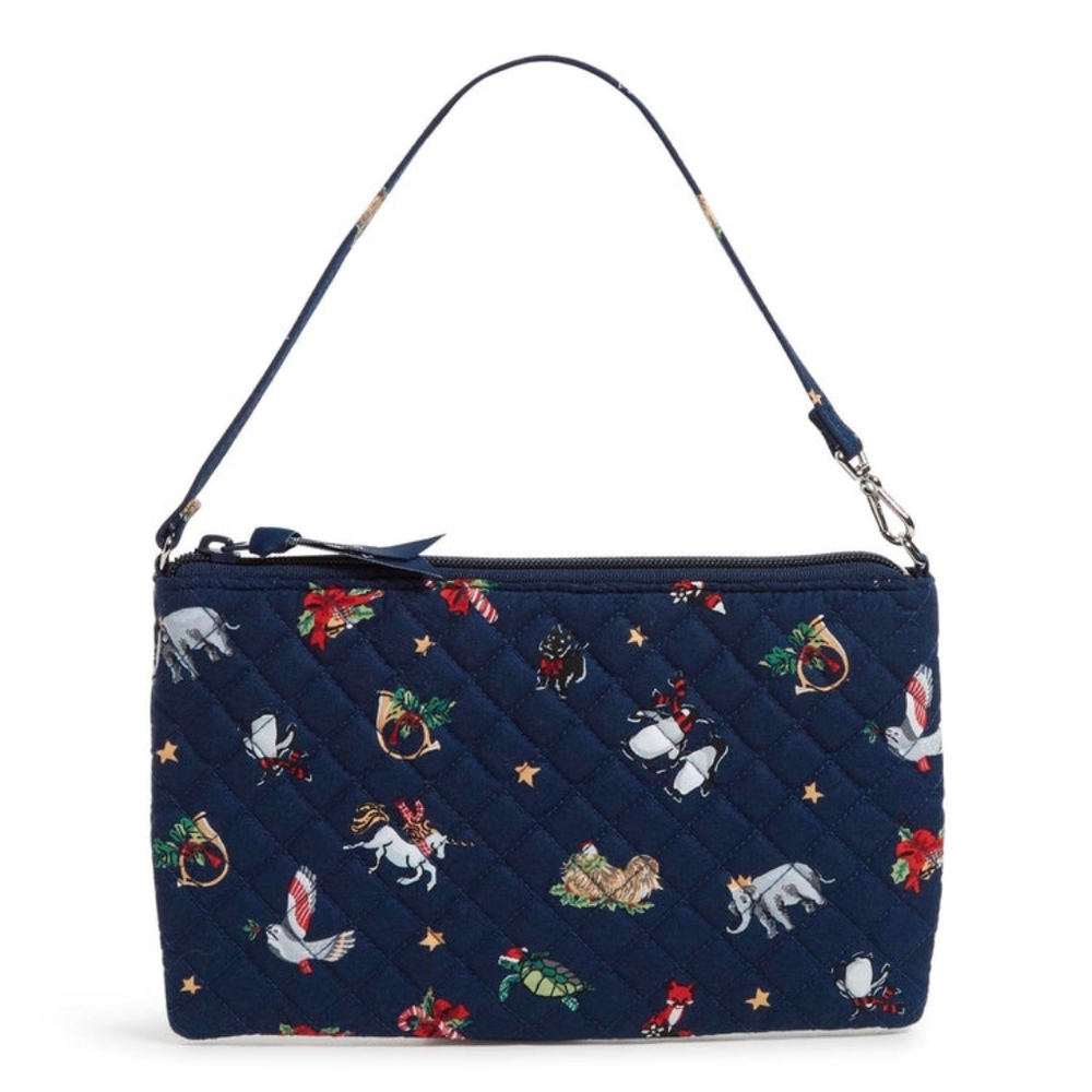 Vera Bradley Snow Globe Motifs RFID Convertible Wristlet